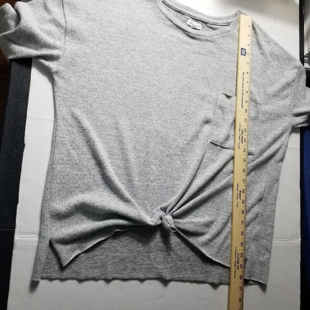 SKYLER & JADE WOMEN'S GRAY BLOUSE SIZE LARGE - Picture 7 of 12